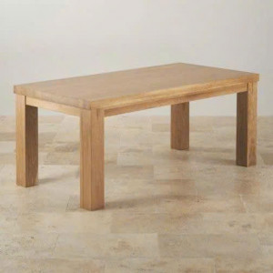 Solid Oak : Bàn Ăn Gổ Sồi Một Mảnh - W180cm